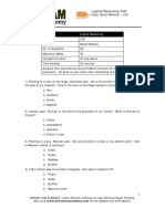 Logical Reasoning Test