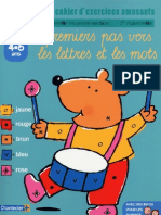 Cahier D - Exercices - Premiers Pas Vers Les Lettres Et Les Mots - Maternelle Moyenne Section 4-5 A