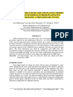 Uses of Lime - Rice Husk Ash and Plastic Fibers As Mixtures-Material in High-Plasticity Clayey Subgrade A Preliminary Stu