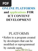 Online Platform and Appplication Platform