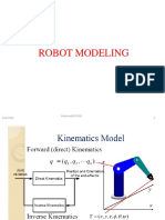 Robot Modeling: 3/11/2020 Robotics (EP-5532) 1