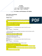 Ch21 Test File-Evidence and Mechanisms of Evolution