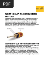 Slip Ring and Squirrel Cage Induction Motors