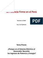 Potencia Firme y los Mercados Mayoristas de Generación ante el Desarrollo de Energía Renovable