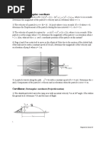 Curvilinear Rectangular Coordinate: T J+ K M, Where T Is in Seconds