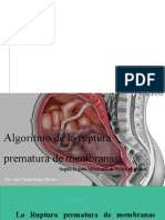 Algoritmo de La Ruptura Prematura de Membranas