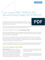 Risk Leadership's Guide To The Second-Phase Impact of COVID-19