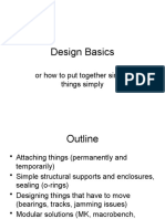 Design Basics: or How To Put Together Simple Things Simply