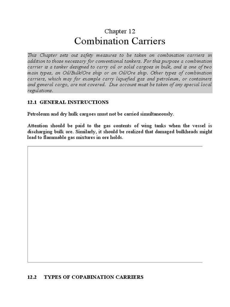 CH Carriers PDF Oil Tanker Ships