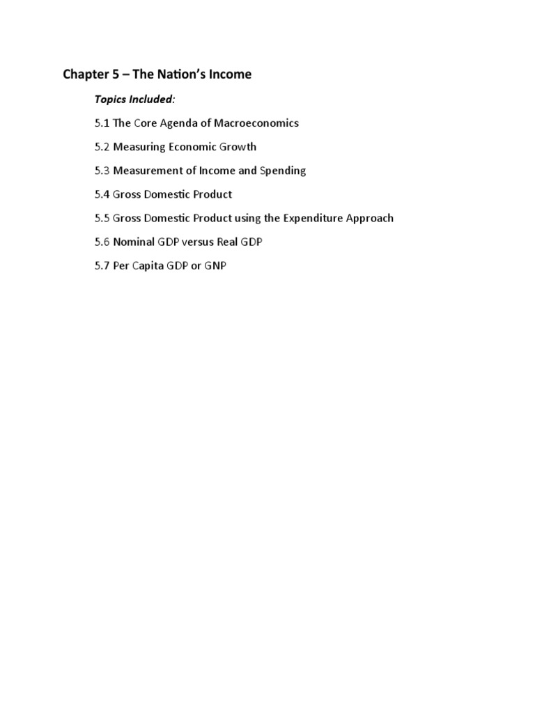 Chapter 5 - Macroeconomics | PDF