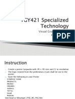 TGY421 Specialized Technology: Visual Graphic Design Final Activity