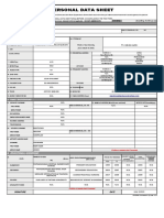 Personal Data Sheet MICO 2