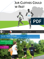 Social Fabric Fitness: Wearable Displays for Group Running