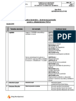 Tematica Instruire - Instructaj Periodic Pentru Administrator/TESA