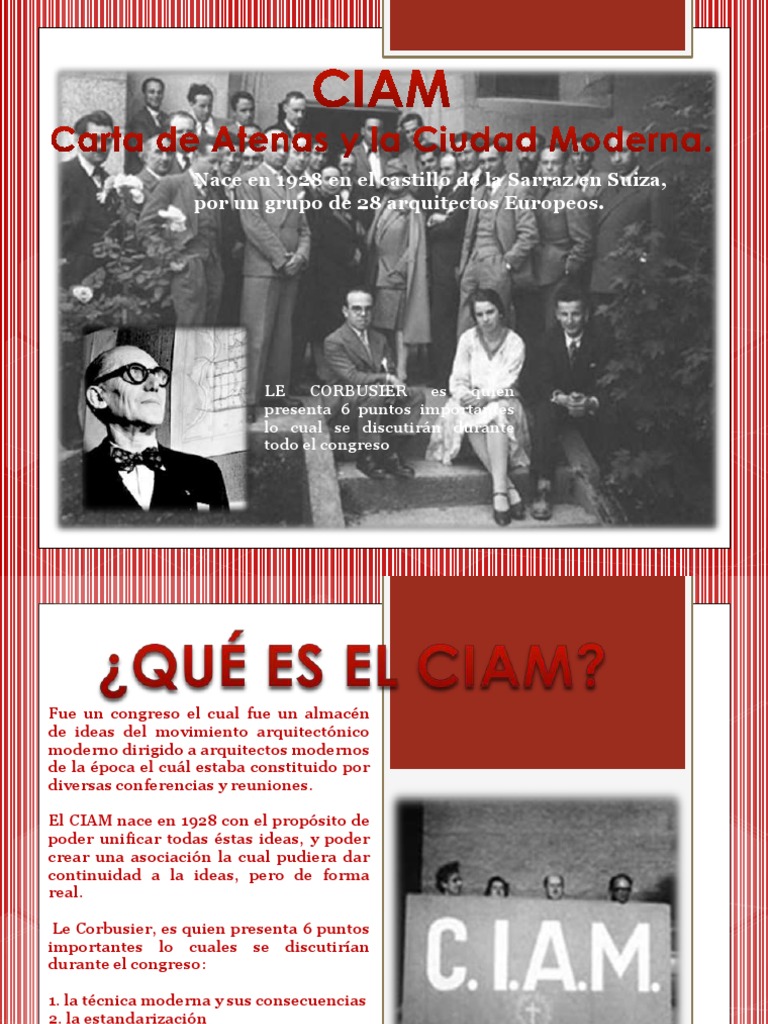 CIAM: Fundamentos del Urbanismo Moderno | PDF | Urbanismo | Calle