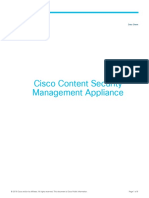 Cisco Content Security Management Appliance: Data Sheet