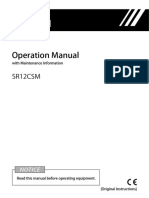 Operation Manual: Sr12Csm