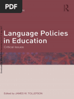 Language Policies in Education 2012