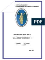 Salaries and Wages System Internal Audit Report 201011 PDF