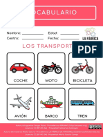Vocabulario Los Transportes