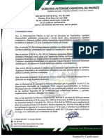 Decreto Municipal N.° 08-2020 2020-05-31