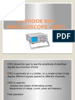 Cathode Ray Oscilloscope (Cro)