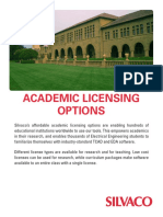 Academic Licensing Options Enables Research