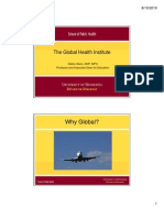 Why Global?: The Global Health Institute