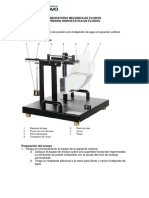 Determinación del centro de presión hidrostática en fluidos