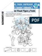 Ficha de Figura y Fondo para Primero de Primaria PDF