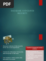 Chapter 6 - Database and Cloud Security