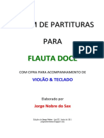 Álbum de Partitura para Flauta Doce