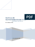 manual de manteniemiento - 