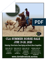 Clovis Horse Sales Summer 2020 Catalog