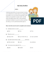 Grade 4 - Worksheet - Reading - Comprehension PDF