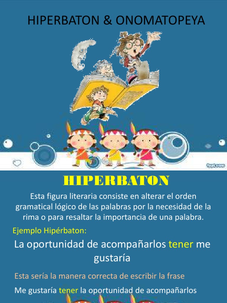 Hiperbaton & Onomatopeya | PDF