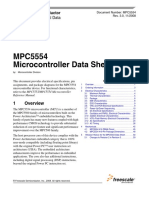 MPC5554 Microcontroller Data Sheet