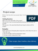 Project Scope: Clear Scope, Clear Timeline, Clear Delivery