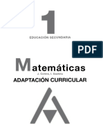 Atemáticas: Adaptación Curricular