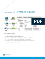 Module 5: Transforming Data: in This Module, You Will Learn
