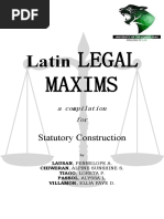 Legal Maxim Glossary