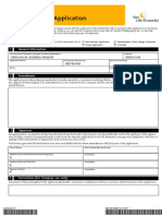 Amending Application Form