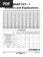 SNAP FLT 1 - Solutions PDF