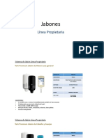 Fichas Técnicas de Jabón