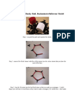 Making A C60, Bucky Ball, Buckminsterfullerene Model