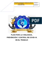 Plan para La Vigilancia, Prevención y Control de Covid-19 en El Trabajo