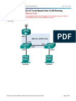 6 3 3 7 Lab Configuring8021QTrunk BasedInter VLANRouting PDF