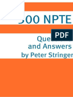 300 NPTE Questions and Answers PTMASUD PDF