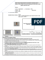 GURU GOBIND SINGH INDRAPARSTHA UNIVERSITY ADMIT CARD