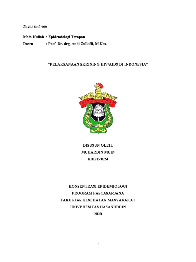 Skrining HIV/AIDS di Indonesia: Proses dan Metode | PDF | Kesehatan ...